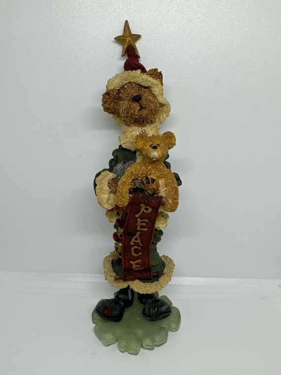 Vintage Boyds Bear Figurine nuttaway & hope northern peace gift for mom aunt grandma resin bear decor vintage collector