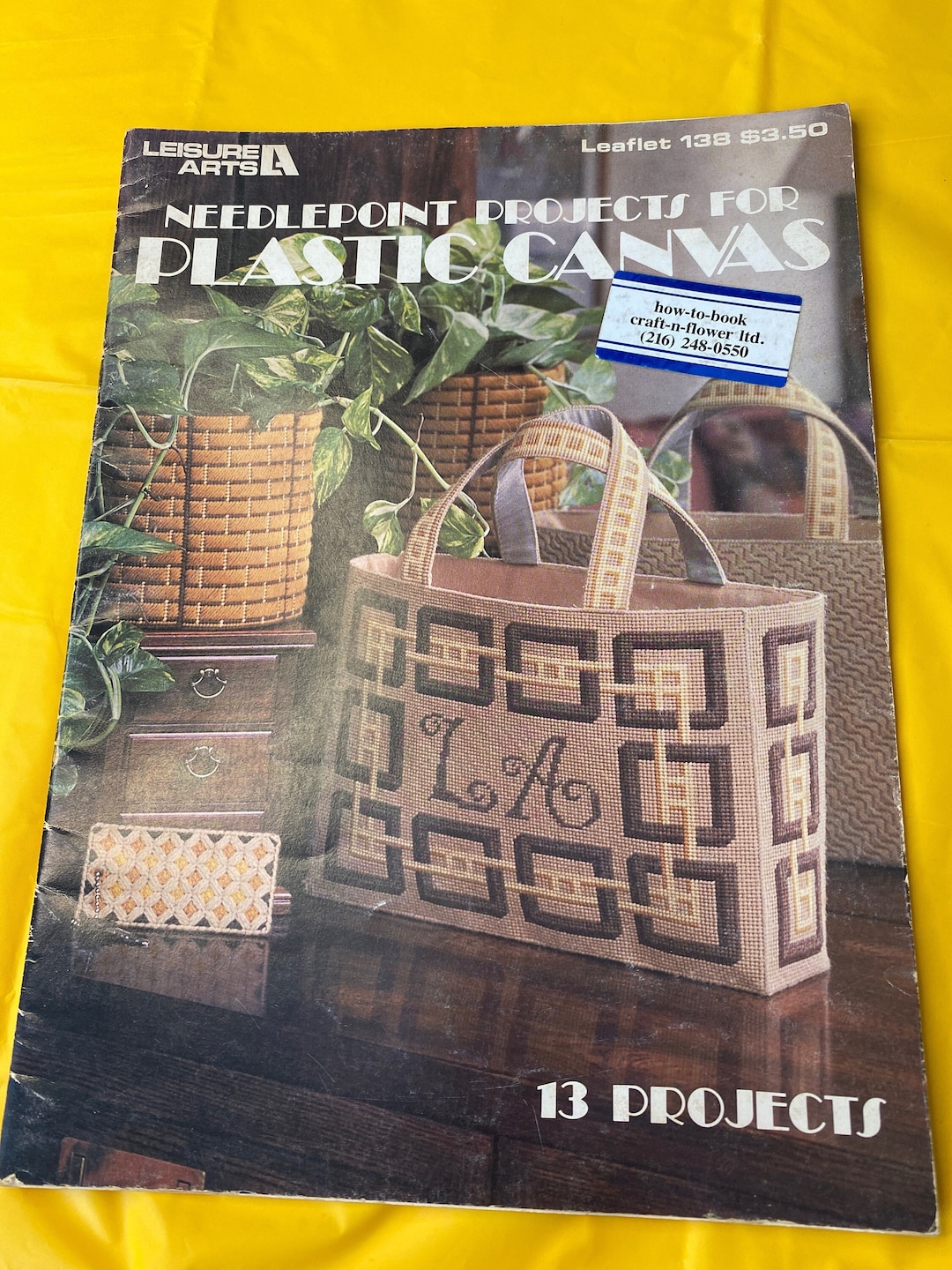 Plastic Canvas Pattern Book Plastic Canvas Needlepoint Projects for ...