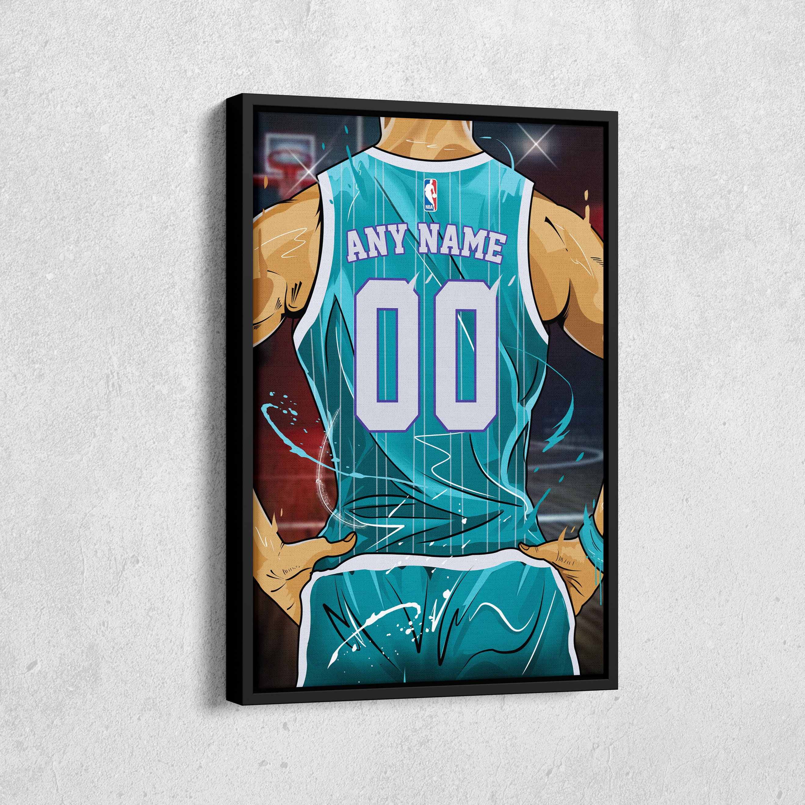 Framed Charlotte Hornets Glen Rice Signed Jersey Beckett Coa – MVP  Authentics