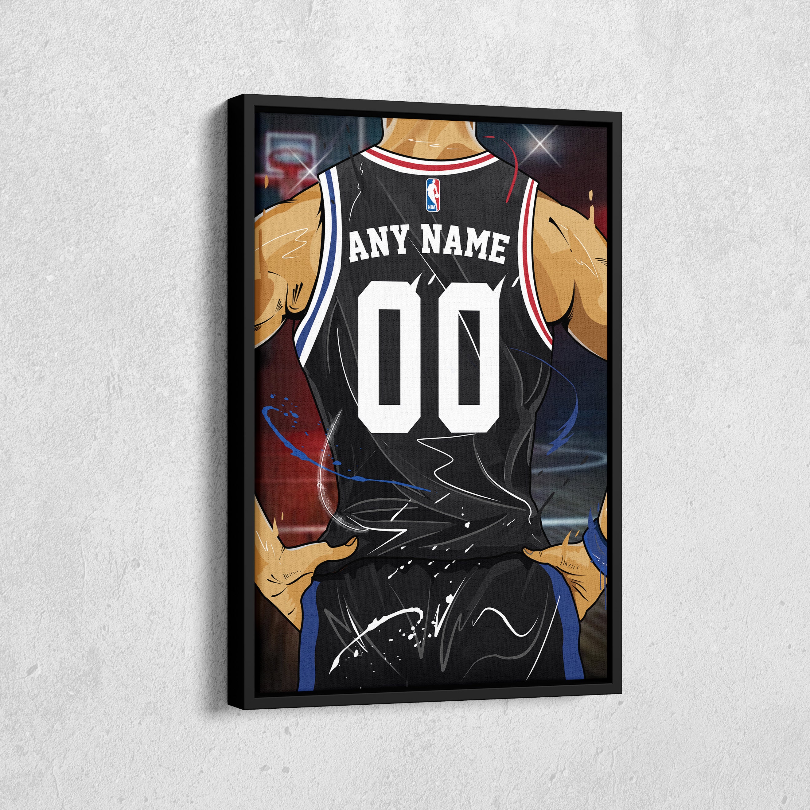 Paul George Poster, Canvas Frame, Kids Wall Decor, Basketball Fan, Man Cave  Gift for Him - Her, Sports Canvas Wall Art