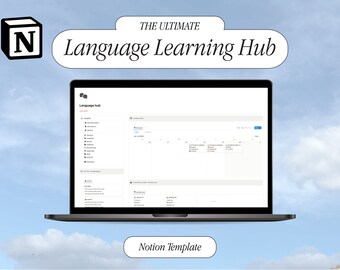 Notion Language Learning Hub Template Language Learning - Etsy