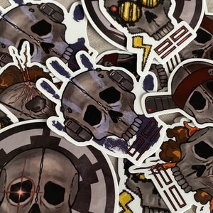 Clone Force 99 Skull Stickers