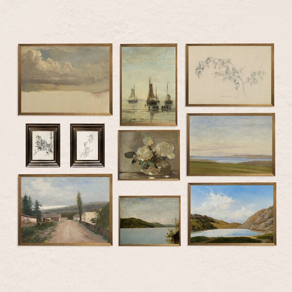 Vintage European Art Etsy