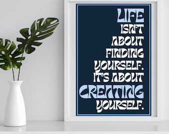 Inspirational Quote Art Print: Transformative Home Decor (Digital Download)