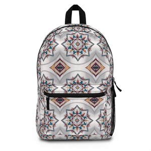 Sac à dos géométrique - Sac élégant et fonctionnel pour étudiants et voyageurs, sac à dos d'école, sac à dos de voyage, sac à dos à la mode, tendance