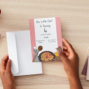 Ratatouille Birthday Invitation