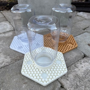 Pollinator Watering Station Customize Depth Small Mouth Mason Jar | Bee Wellness | Bee Waterer | Bee Feeder | Local Pollinator | Mason Jar