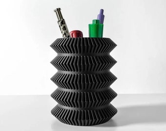 The "Kuri” Pen Pencil Holder | Office Desk Work From Home Decor | Pick Your Color | Pen Holder Cup | Custom Desk Organizer | 3D Printed