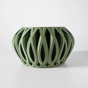 The "SERIK" Planter | NEW Sizes & Colors Available | Modern 3D Made Planter | Custom Planter | Succulent Cactus Monstera | 3" - 8" Options