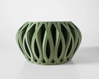 The "SERIK" Planter | NEW Sizes & Colors Available | Modern 3D Made Planter | Custom Planter | Succulent Cactus Monstera | 3" - 8" Options