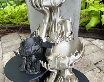 NEW SIZE Melting Goddess Planter with Drip Tray | Head Planter | Melting Woman Head Sculpture Planter | 3D Custom Planter Pick Color & Size