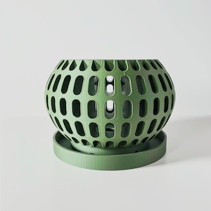 The "BREX" Orchid Planter Pot | 3D Printed Aeration Planter | Succulent Cactus Monstera Pothos Leca | Eco-Friendly | 3" 4" 5" 6" Indoor Pot