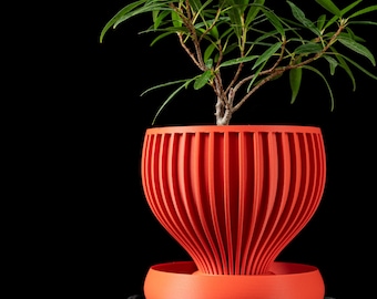 The "YIN" 3D Made Planter Pot | Succulent House Planter | Home Office| Custom Color | EcoFriendly | Indoor 3" 3.5" 4" 5" 6" 7" 8" 9" 10" 11"