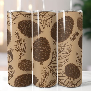 Fall 20 oz Skinny Tumbler Sublimation Design |Seamless pattern |Digital download | Straight tumbler wrap png | Instant download | png file