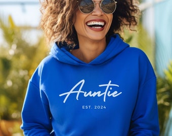 Auntie Sweatshirt, Auntie Gifts, Auntie Shirt, Auntie Hoodie, Gift For New Aunt, Baby Reveal to Aunt, Aunt Shirt, Cool Aunt Sweatshirt, Aunt