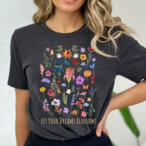 Wildflower Tshirt, Wild Flowers Shirt, Floral Tshirt, Flower Shirt, Gift for Women, Ladies Shirts, Botanical Shirt, Nature Lover Shirt