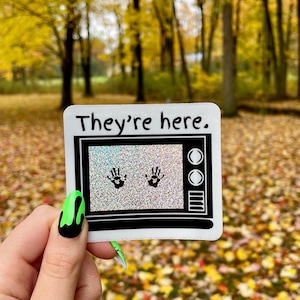 Poltergeist Holographic sticker