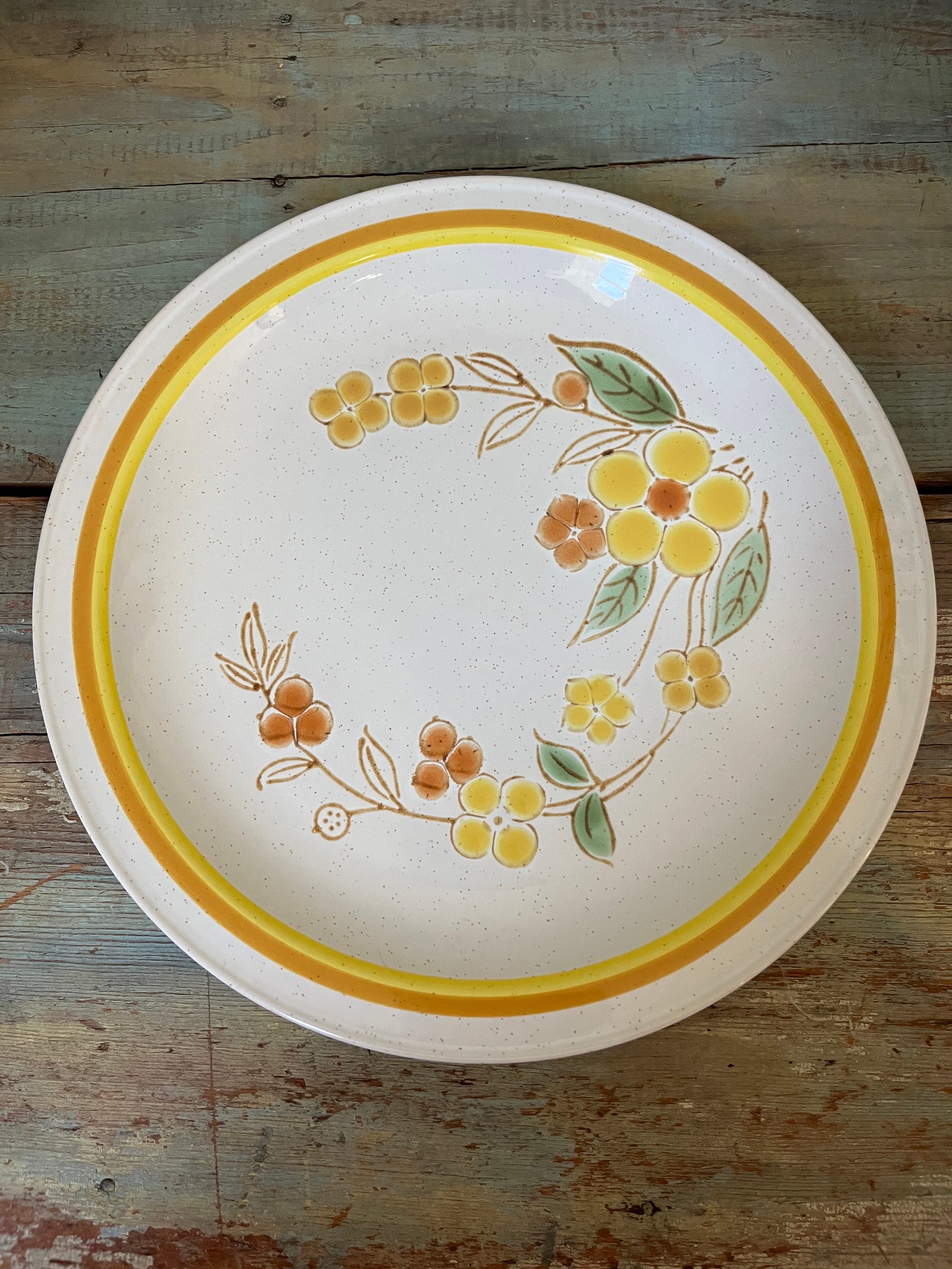 13+ Vintage Flower Plates