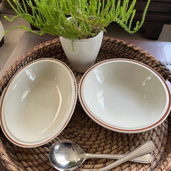 Vintage 60’s Serving Bowls by Hearthstone Casual Elegance- Oval and Round