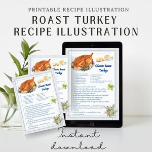 Printable Enchanting Roast Turkey holiday recipe