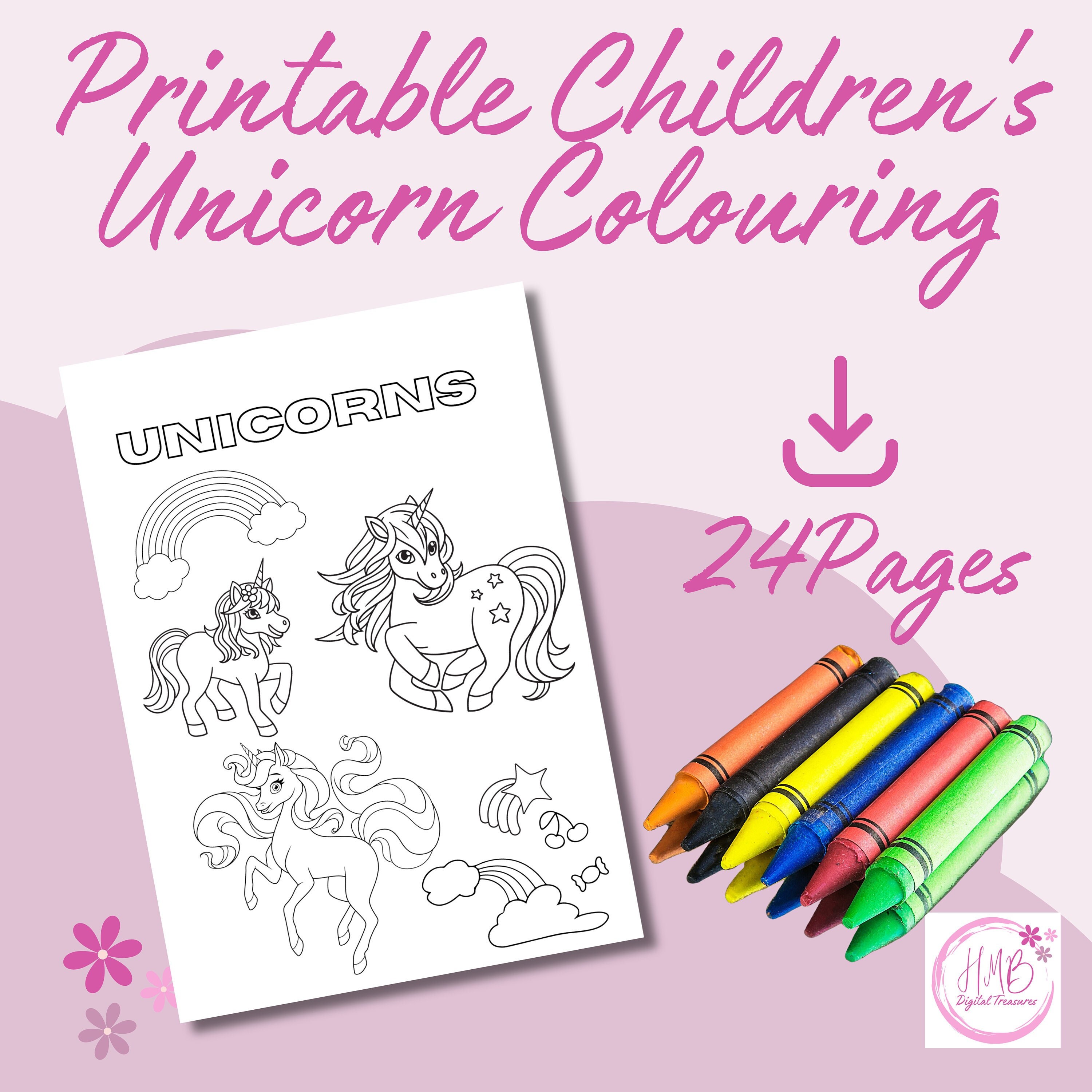 Baker Ross Planeadores De Unicornio – Pack De 8 Con 4 Diseños Y Colores – Manualidad Infantil Para Niños De 3+ Años