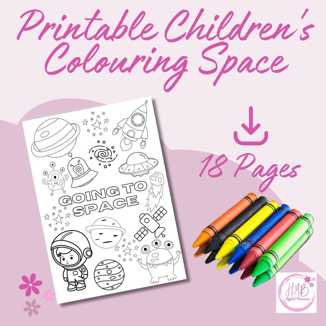 Space To Color In Children's Colouring Pages | 18 Space Designs to Colour in | Colouring ...