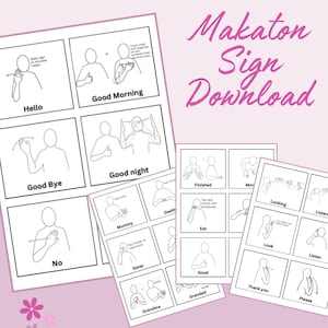 Makaton-communicatiekaarten | Digitale download | Nu volgende kaarten | Makaton-ondertekening