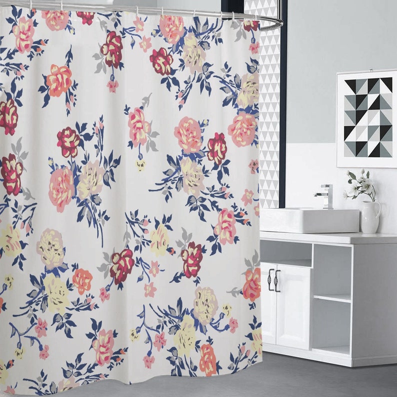 Boho Shower Curtain, Waterproof Polyester Bathroom Decor With Easy ...