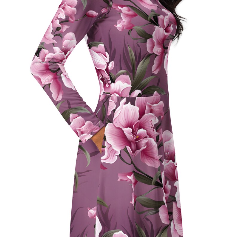 Bohemian Midi Dress With Pockets main image 1