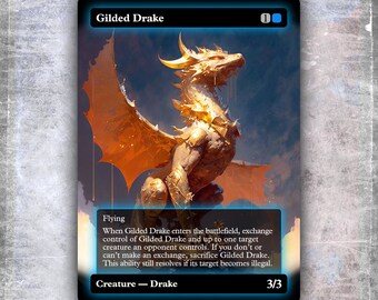 Gilded Drake  Magic The Gathering Proxy Cards