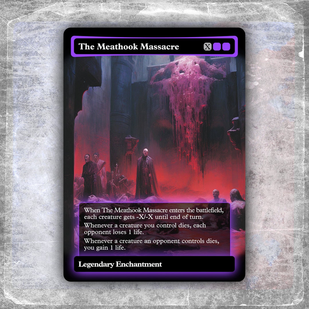 The Meathook Massacre 1 alternative Custom Art / No Foil hyperion Edh