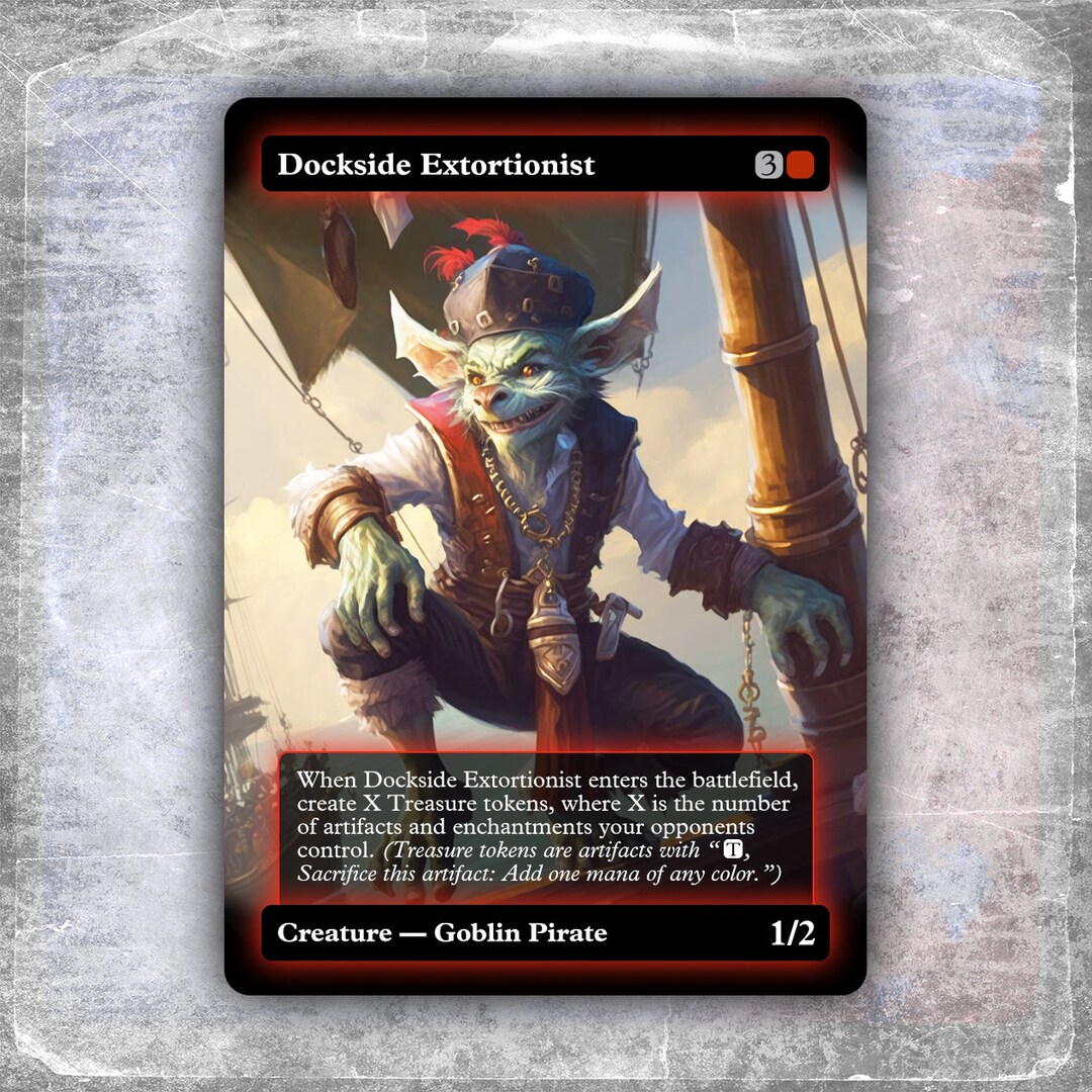 Dockside Extortionist 2 alternative Custom Art / No Foil hyperion Edh