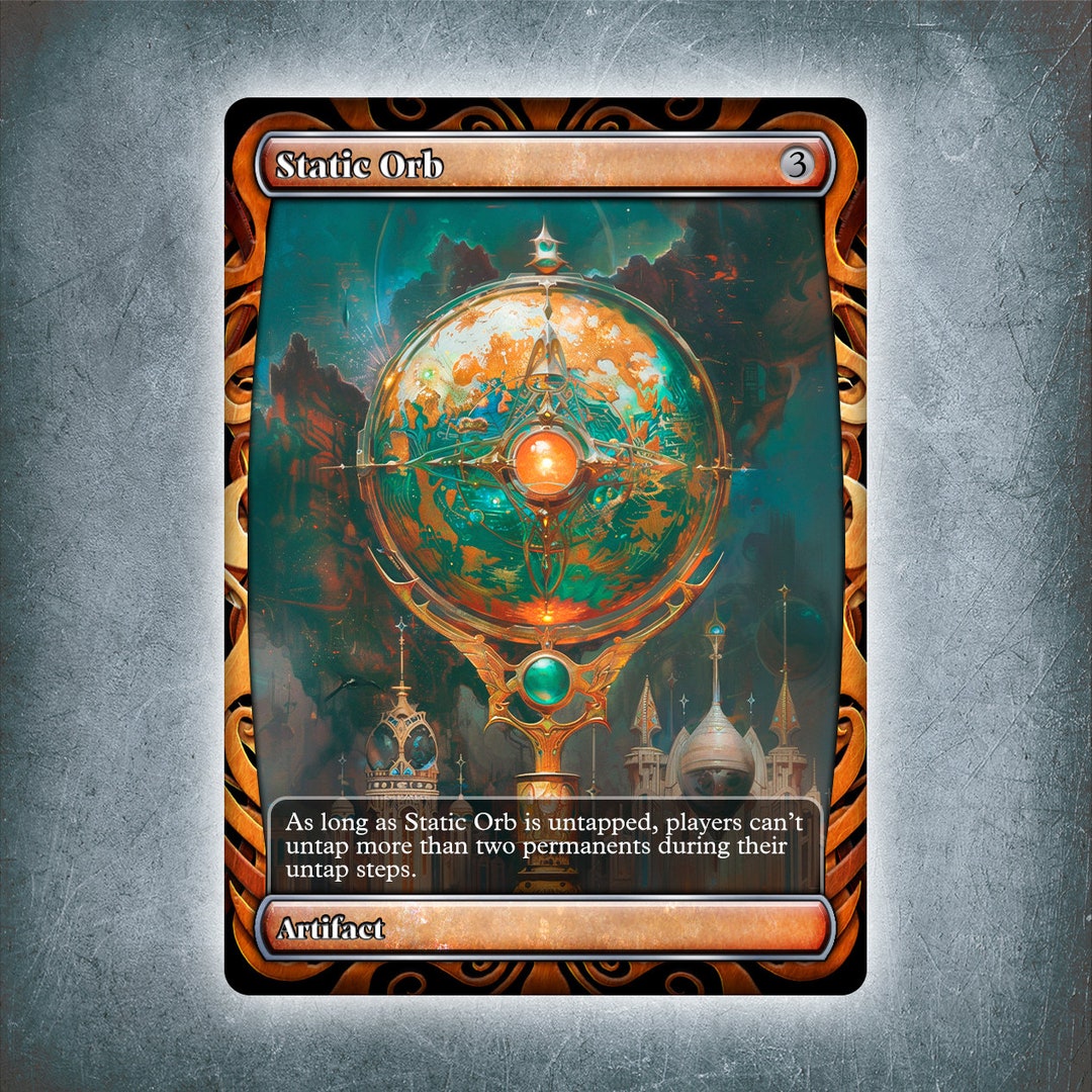Static orb full art masterpiece k 3 alternative custom art no foil