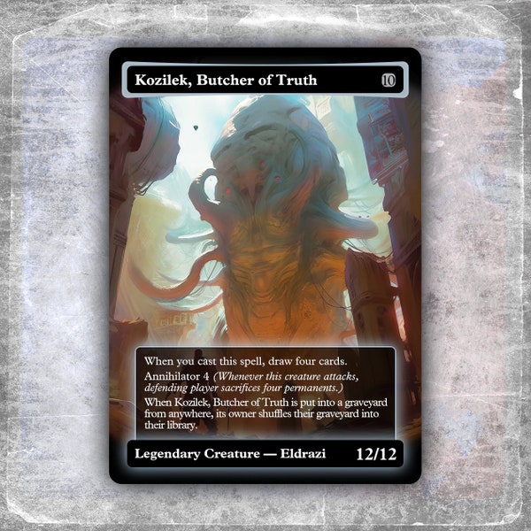 Kozilek, Butcher of Truth #1 [Alternative custom art / No foil] >HYPERION< Edh MTG Proxy