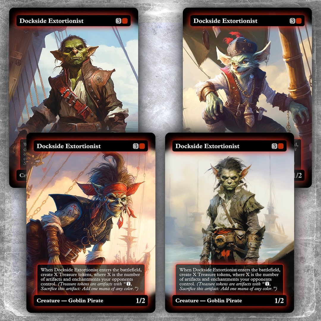 Dockside Extortionist PLAYSET 4 Alternative custom art / No foil