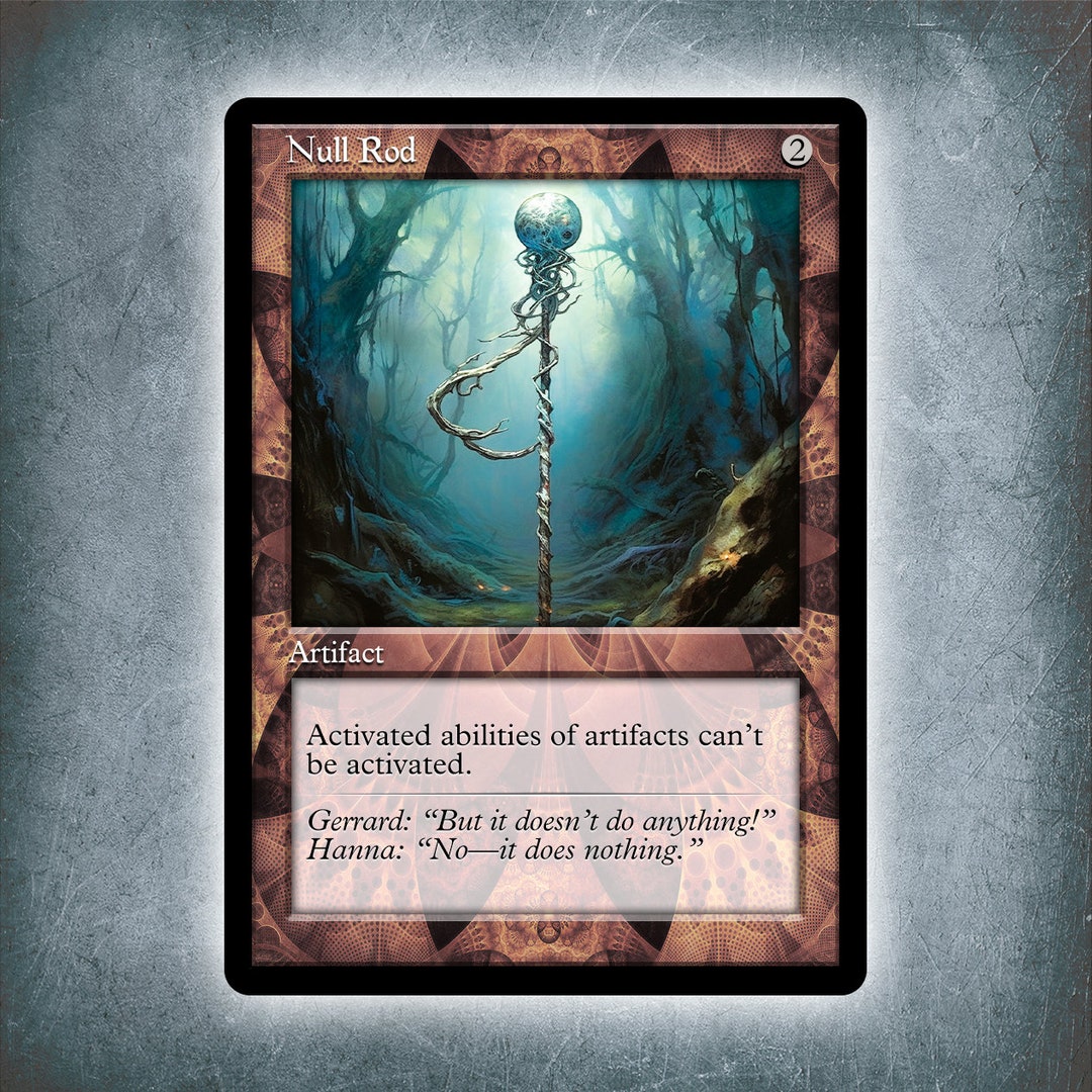 MTG　無のロッド/Null Rod　[WTH] 　英語版1枚 MTG無のロッド/Null Rod[WTH] 英語版1枚
