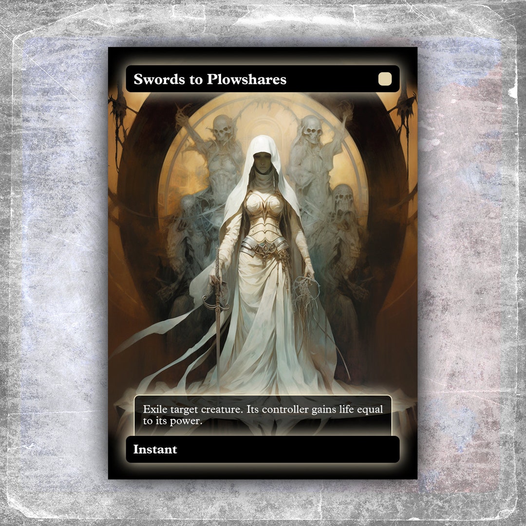 Swords to Plowshares (Japanese Alternate Art) [Strixhaven: School of Mages Mystical Archive] main image 1