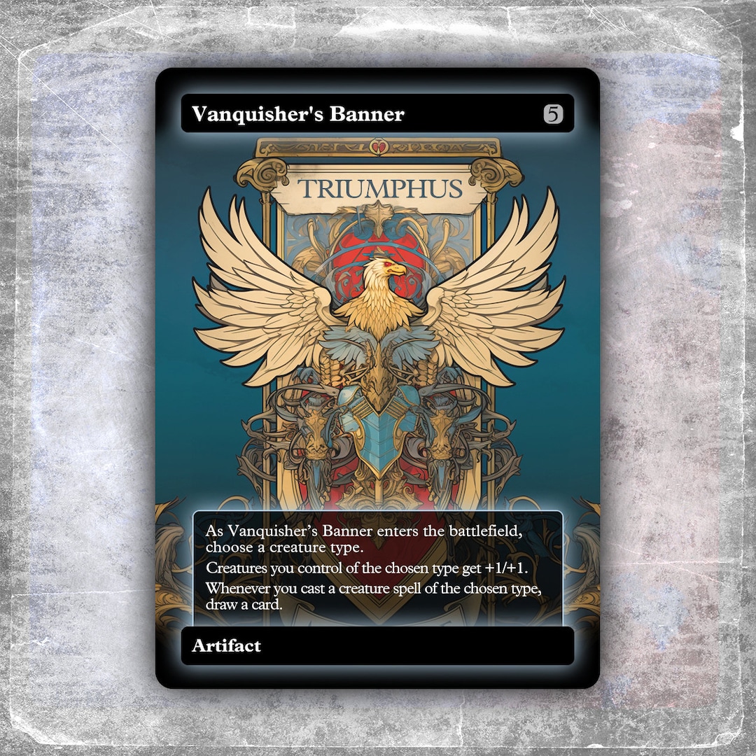 Vanquisher's Banner 2 alternative Custom Art / No Foil Etsy