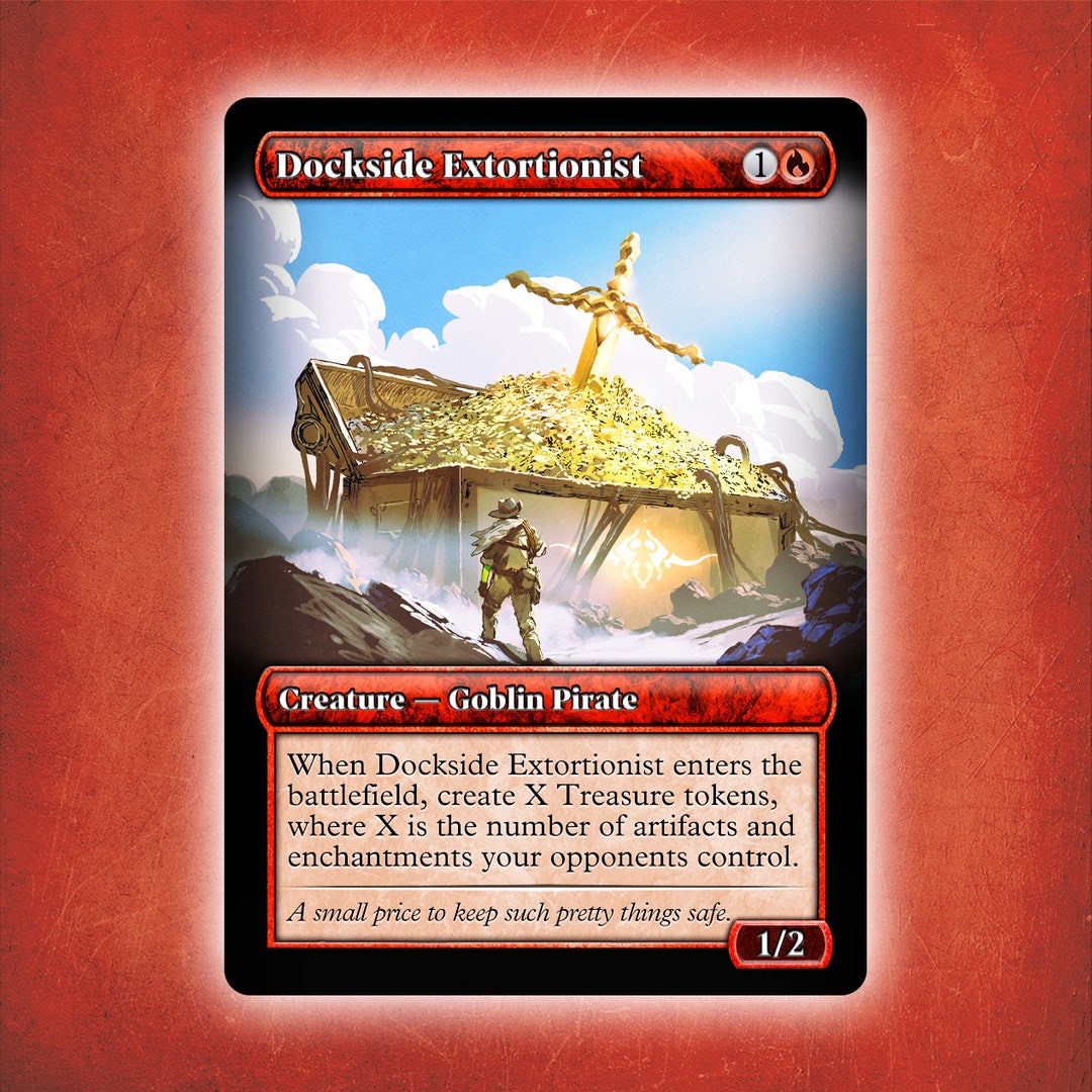 Dockside Extortionist alternative Custom Art / No Foil Edh MTG Proxy Etsy