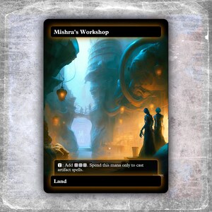 Mishra's Workshop #3 [Alternative custom art / No foil] >HYPERION< Edh MTG Proxy