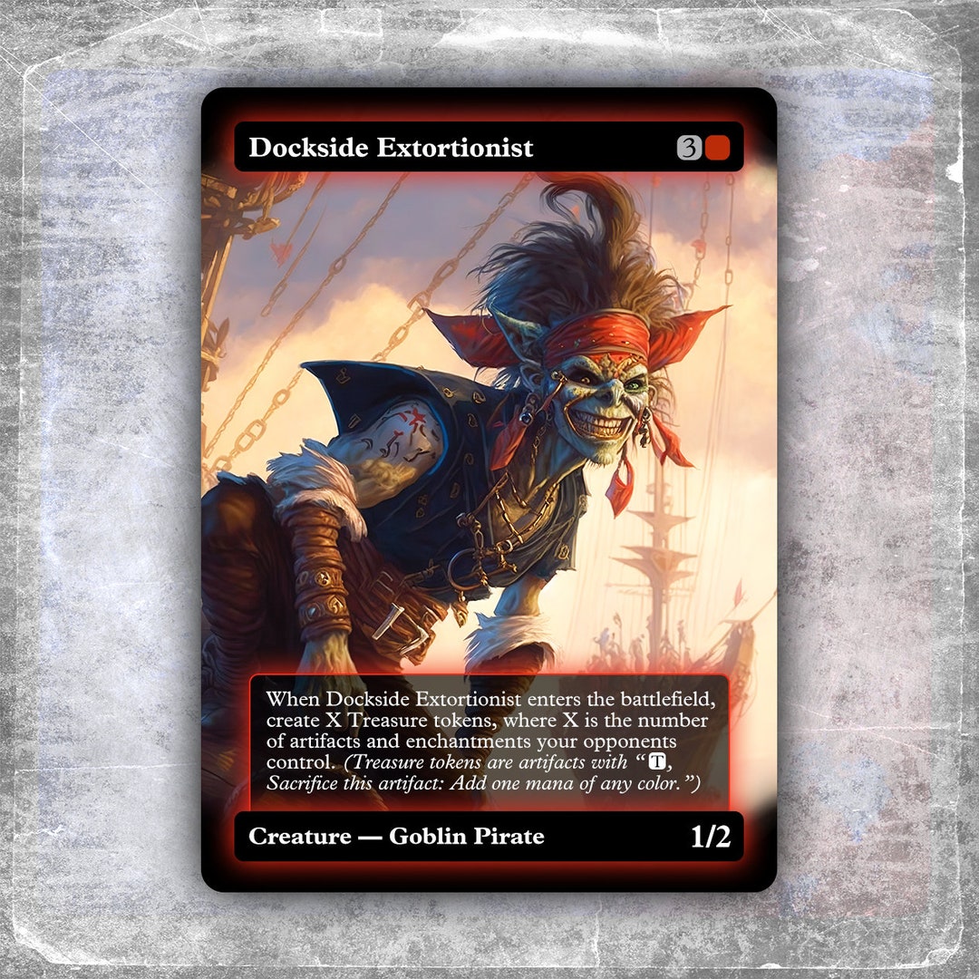 Dockside Extortionist 1 alternative Custom Art / No Foil hyperion Edh