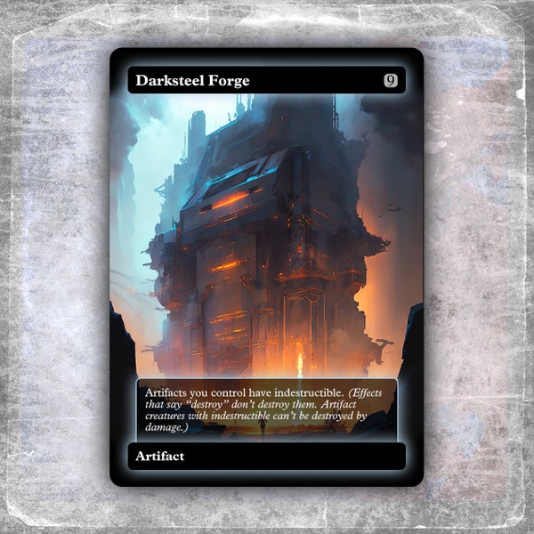 Darksteel Forge #3 [Alternative custom art / No foil] >HYPERION< Edh MTG Proxy