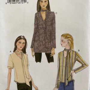 Puede incluir: Un patrón de costura para una blusa con tres estilos diferentes. El patrón es para las tallas 6-8-10-12-14. El patrón se llama "Very Easy Vogue" y el número del patrón es V9204.