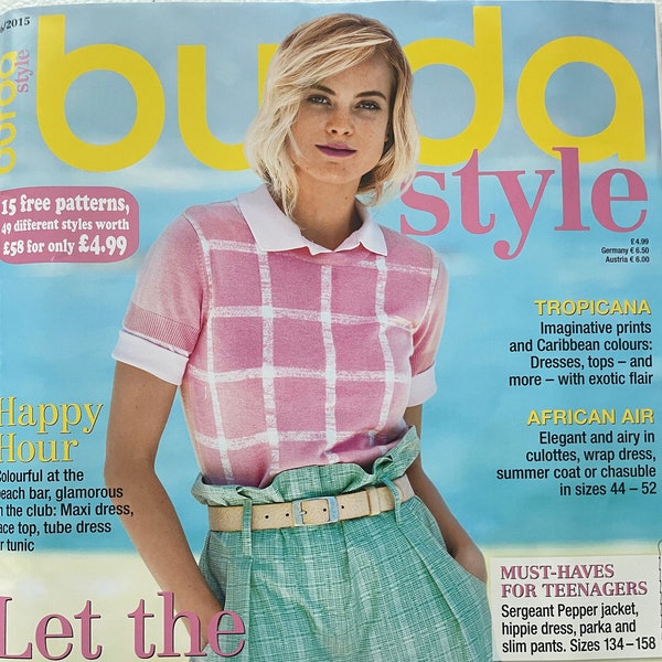Burda Style Magazine ENGLISH language version - 6/2015