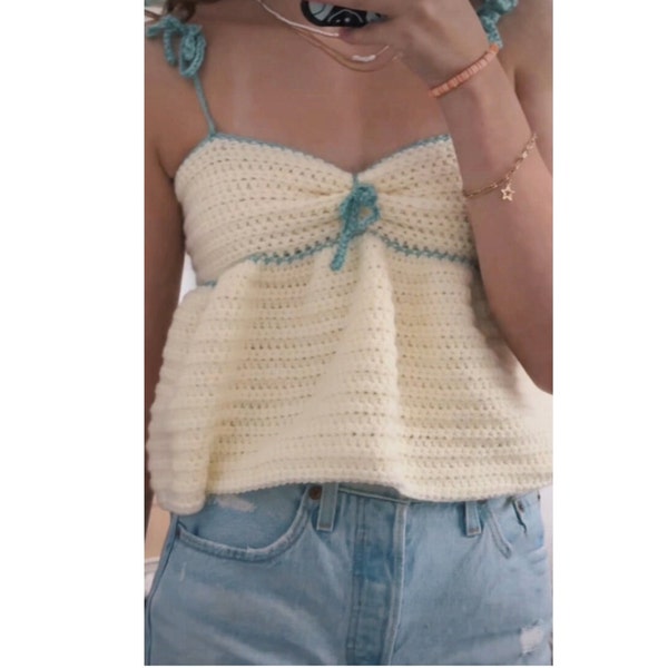 The Crochet Ruffle Top *PATTERN*