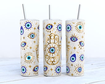 Mystic eye pattern  evil eye protection  Digital Download Sublimation png design tumbler wrap 20oz and 30oz sizes Christmas gift Ideas