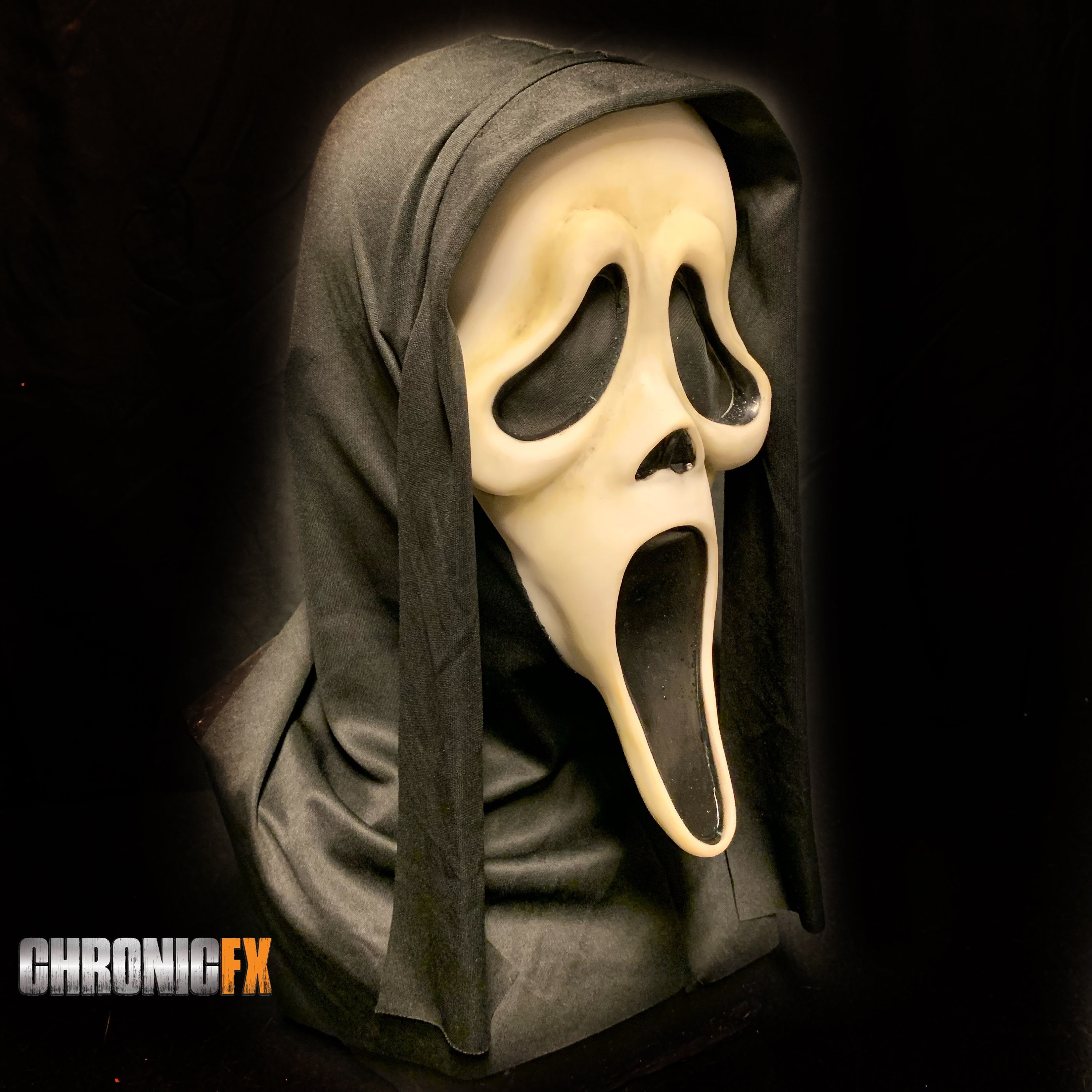 Scream 6 Mask Custom - Jill Roberts / Charlie Walker Ghostface W/ Dark ...