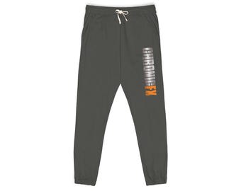 Joggingbroek met Chronic FX-logo | Kledinggeverfde fleece, ontspannen en knus