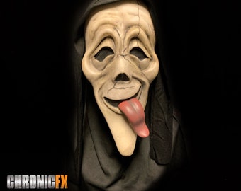 Enge film "Wassup" - Ghostface w/ Scream 6 Style Aging en Dark Eye Mesh