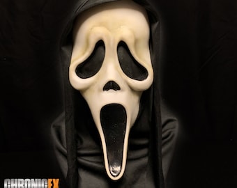 Scream 6 Mask Custom - Jill Roberts / Charlie Walker Ghostface met Dark Eye Mesh